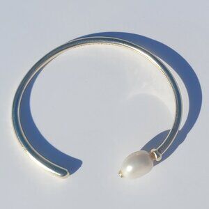 Set of Two Kendra Scott Pearl Cuff Bracelets